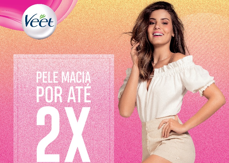 Camila Queiroz é estrela da nova campanha da Veet