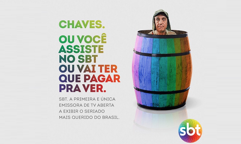 Em nova campanha, SBT brinca com notícia de Chaves ir para a TV paga