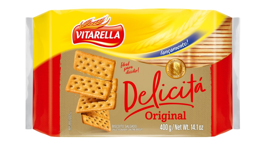 Vitarella apresenta nova linha de biscoitos salgados “Delicitá”