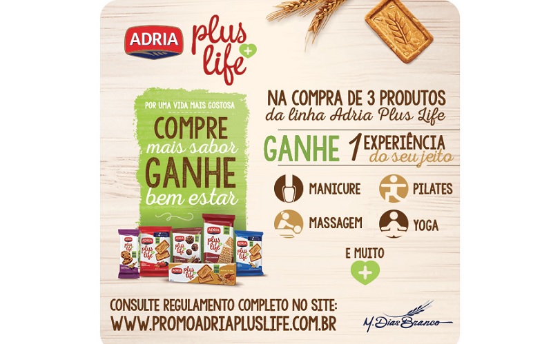 Adria Plus Life lança a promoção “Por uma vida mais gostosa”