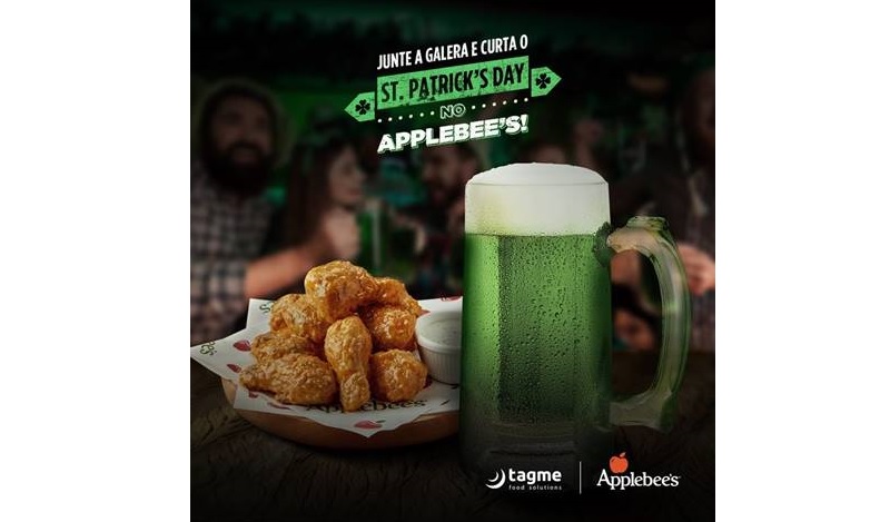 Applebee’s Brasil oferece a tradicional cerveja verde no Saint Patrick’s Day