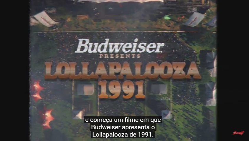 Budweiser resgata o melhor dos anos 90 para fazer um Lollapalooza Brasil histórico