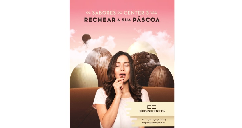 “Mix de Chocolates” destaca o Shopping Center 3 na Páscoa