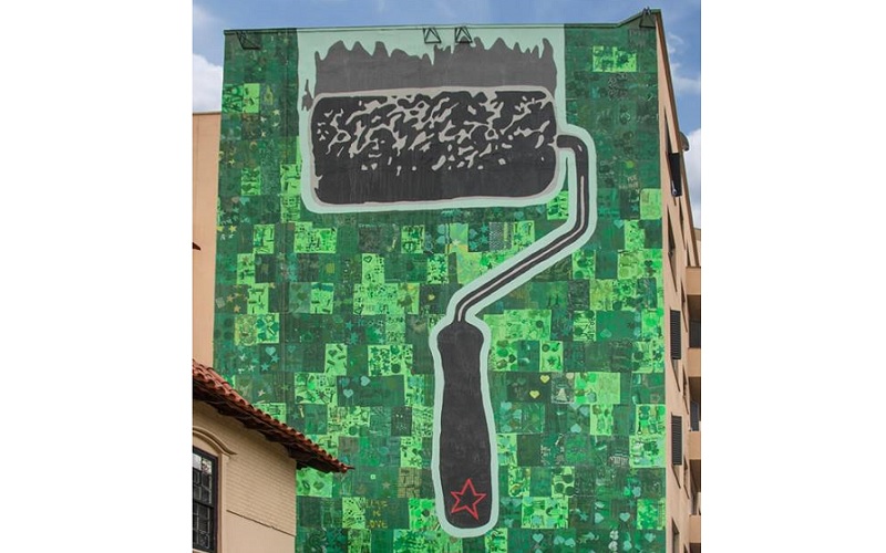Heineken e Hands criam o maior mural de arte colaborativa do Brasil