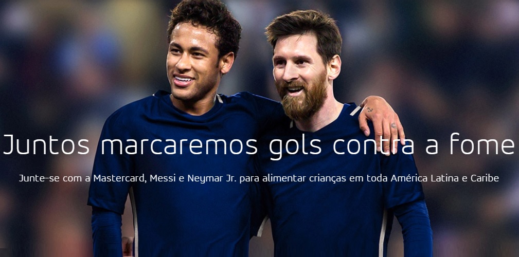 Neymar Jr. e Messi estrelam nova ação da Mastercard #JuntosSomos10