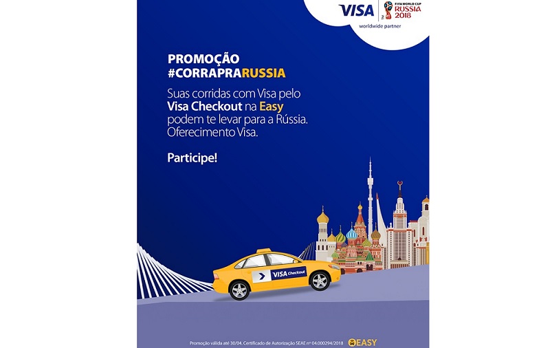 Em parceria com a Easy, Visa lança campanha #CorraPraRussia
