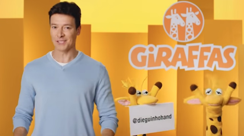 Giraffas e Rodrigo Faro transformam comentários do Facebook em promoções