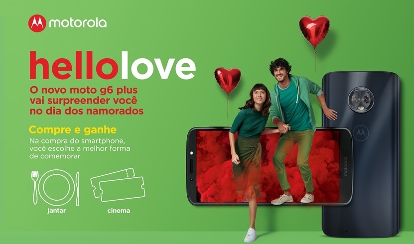 Motorola lança promoção de Dia dos Namorados #HelloLove