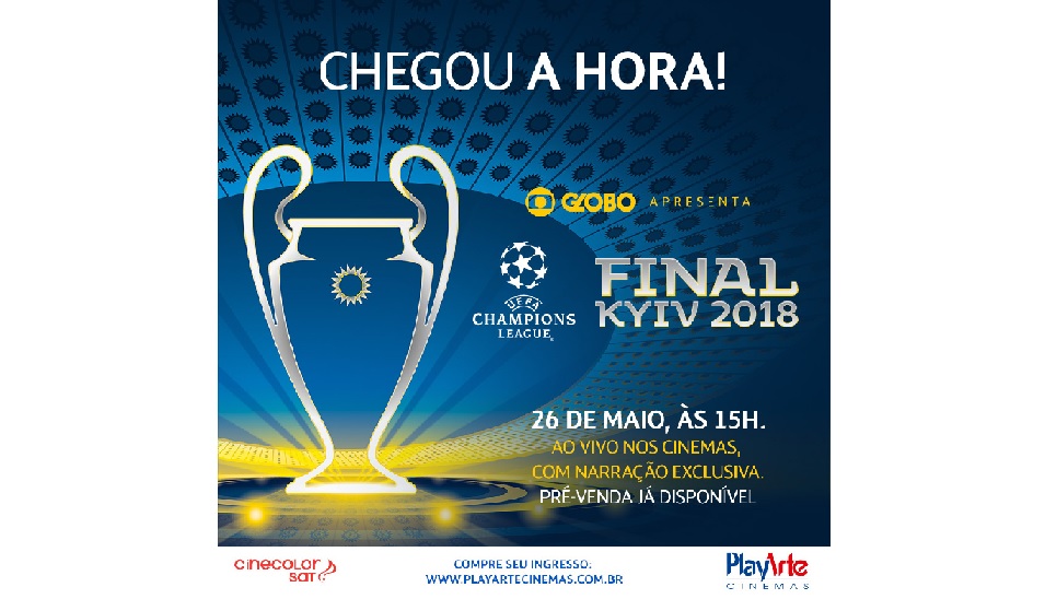 Rede PlayArte exibirá ao vivo a final da UEFA Champions League