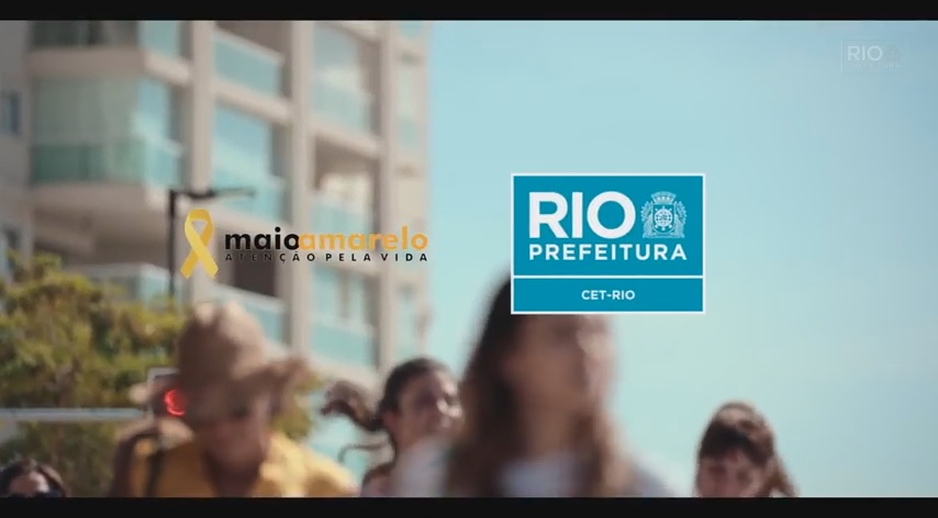 Prefeitura do Rio lança ação de conscientização sobre o Maio Amarelo