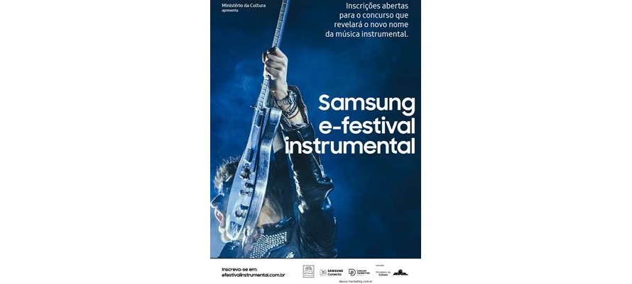 Samsung E-Festival Instrumental 2018 busca novos talentos da música