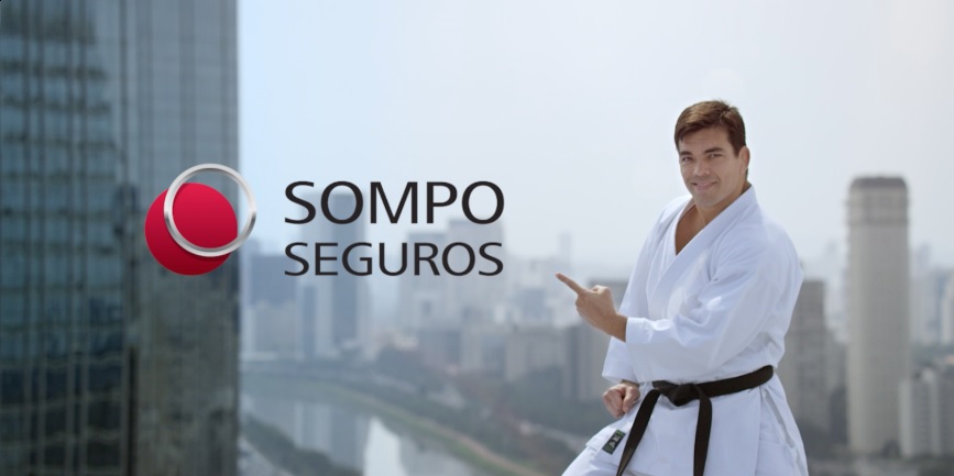 Sompo Seguros estreia campanha com o lutador Lyoto Machida
