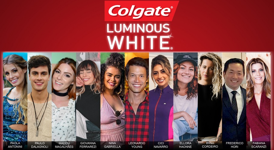 Colgate Luminous White apresenta novo time de embaixadores da marca