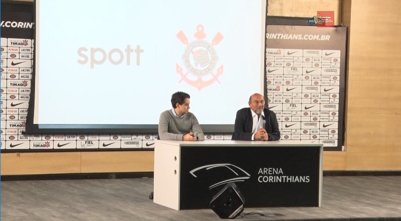 Corinthians anuncia parceria com a plataforma digital Spott