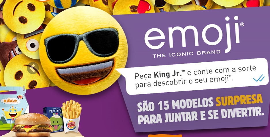 Emoji invade Burger King com o lançamento do novo King Jr.