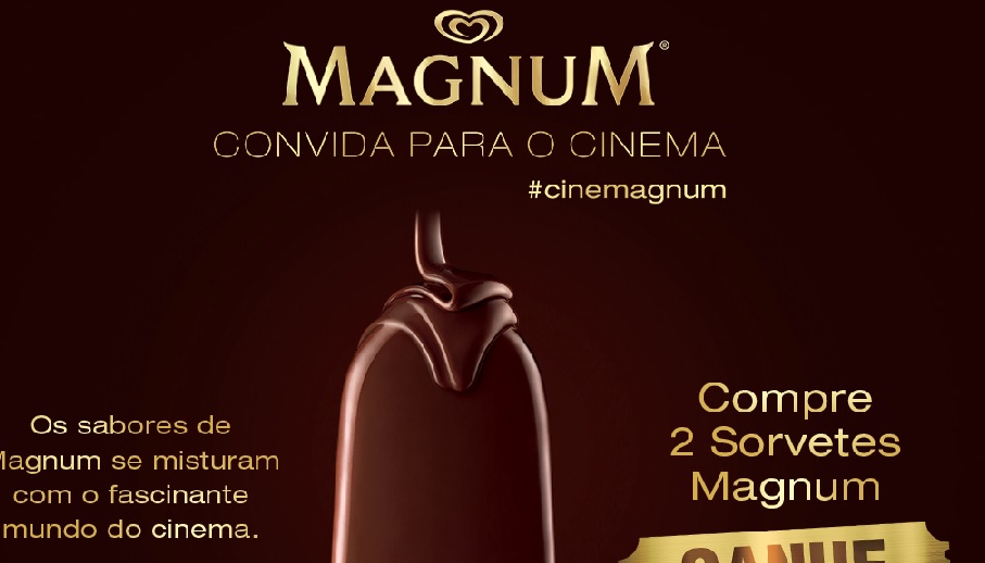 Em parceria com ingresso.com, Magnum lança promoção #Cinemagnum