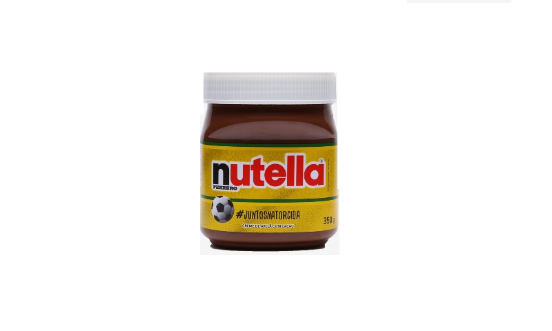Nutella lança edição limitada para a Copa #JuntosNaTorcida