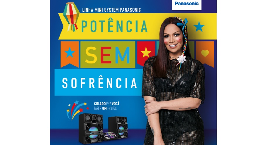 Panasonic e Solange Almeida se unem em ação “Potência sem Sofrência”