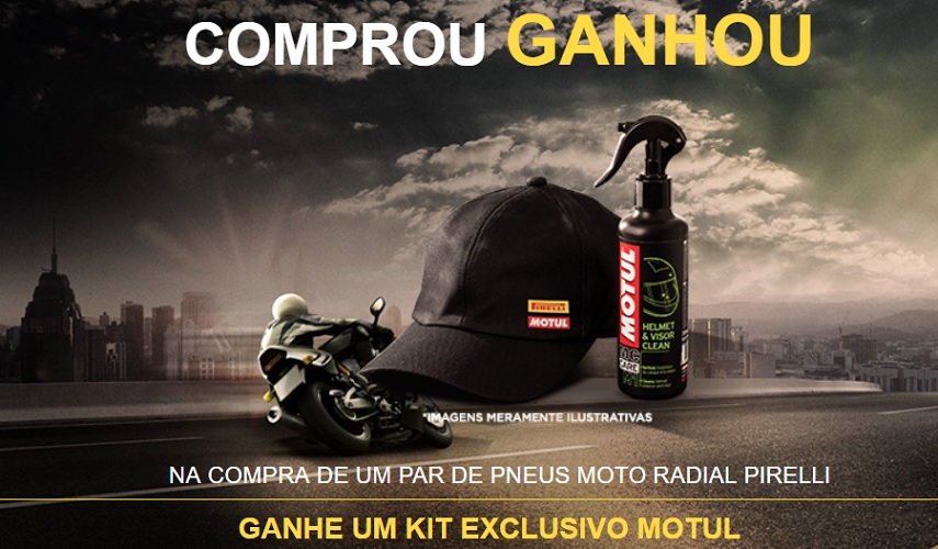 Pirelli e Motul lançam promoção para motociclistas “Comprou Ganhou”