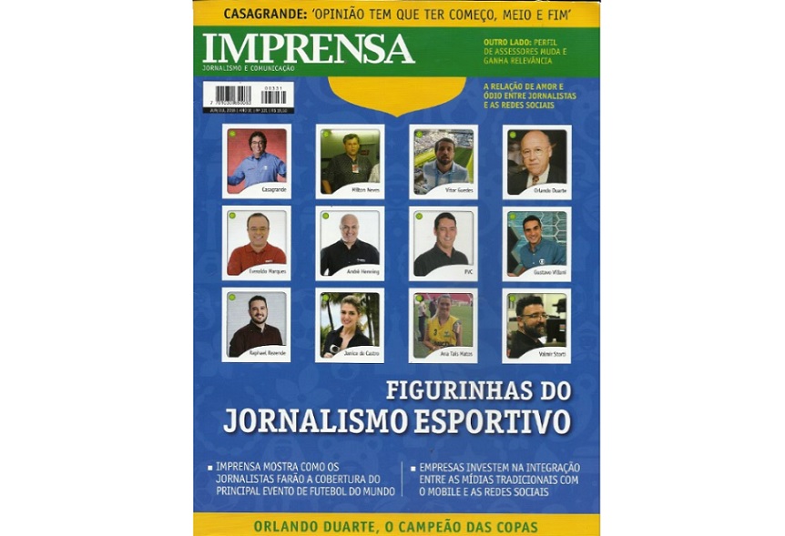 Revista Imprensa fala sobre os jornalistas esportivos