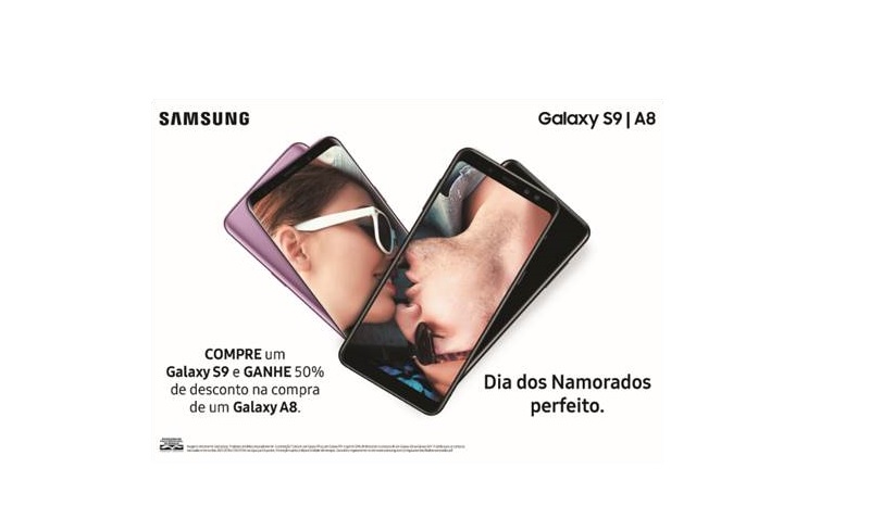Samsung promove campanha de smartphones para o Dia dos Namorados