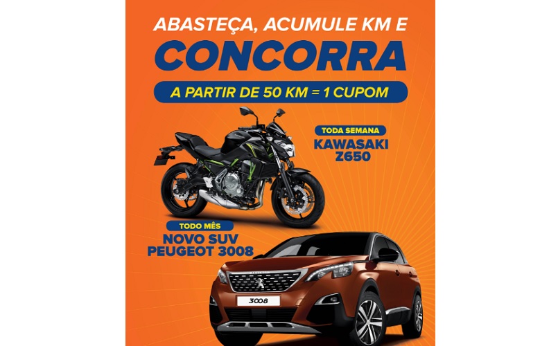 Ipiranga, Peugeot e Kawasaki se unem em campanha promocional