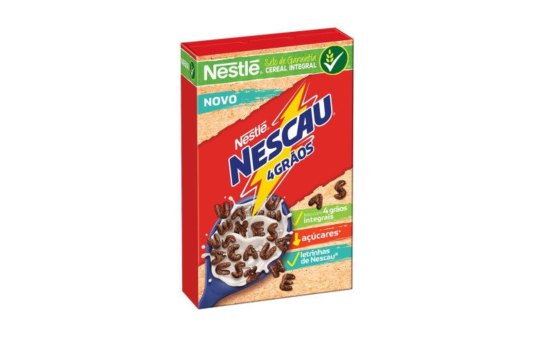 Nescau apresenta cereal com quatro grãos integrais