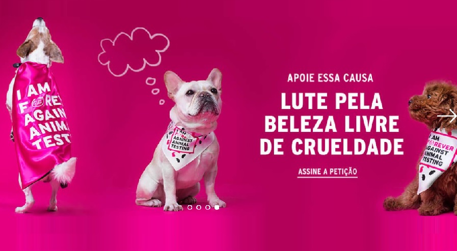 The Body Shop promove ato contra testes em animais na Avenida Paulista