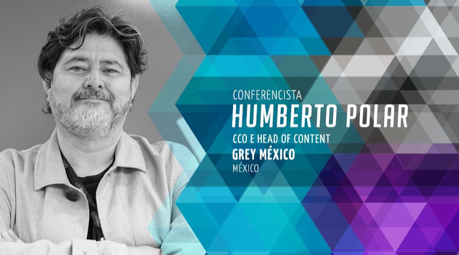 El Ojo de Iberoamérica 2018 anuncia mais um conferencista: Humberto Polar, Chief Creative Officer da Grey México
