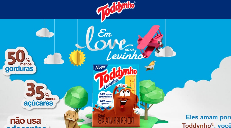Toddynho lança versão “Levinho” com menos açúcares e gorduras