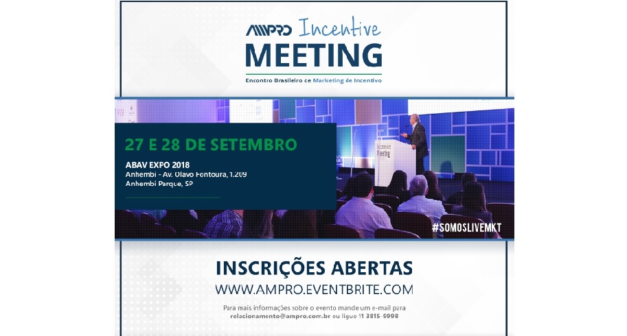AMPRO abre inscrições para o Incentive Meeting 2018