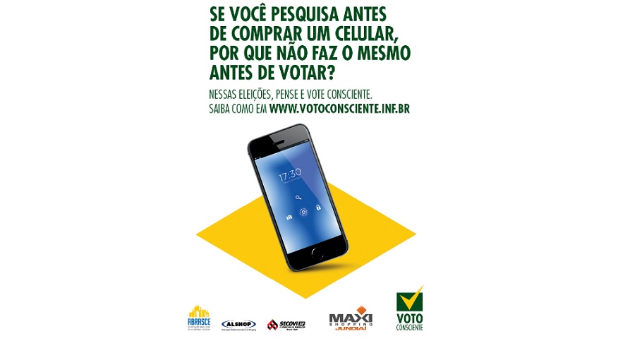 Maxi Shopping Jundiaí participa da campanha “Voto Consciente”, da Abrasce