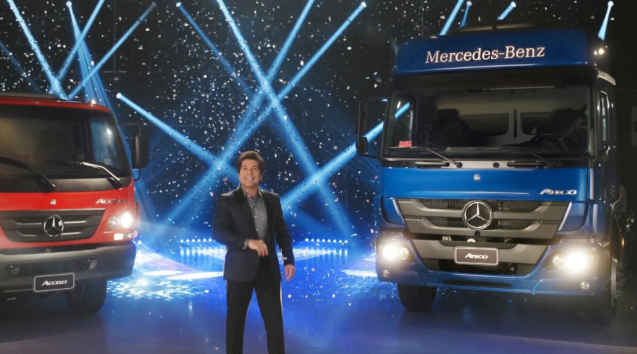 Nova parceira de estrada do cantor Daniel é a Mercedes-Benz