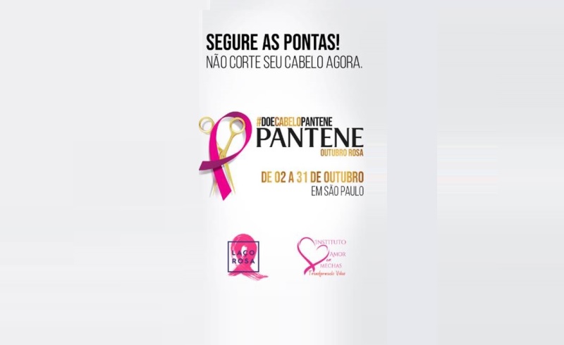 Ação Outubro Rosa Pantene ganha as ruas de São Paulo