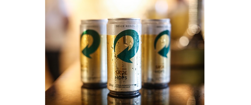 Skol lança ‘Skol Hops’, uma cerveja com combinação especial de lúpulos