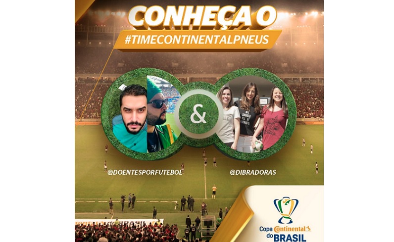 Continental Pneus ativa patrocínio da Copa Brasil com Doentes por Futebol e Dibradoras