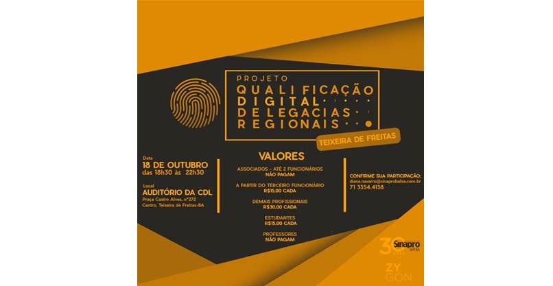 Projeto de qualificação digital do Sinapro-Bahia chega a Teixeira de Freitas
