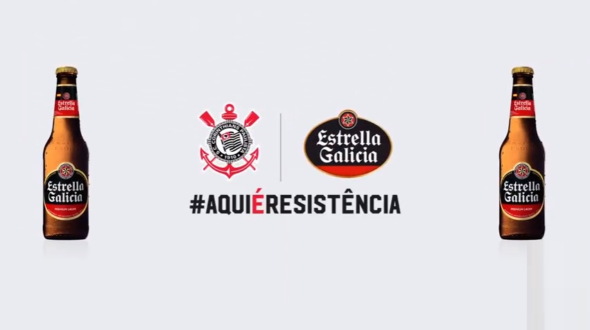 Estrella Galicia lança campanha para estimular a torcida do Corinthians