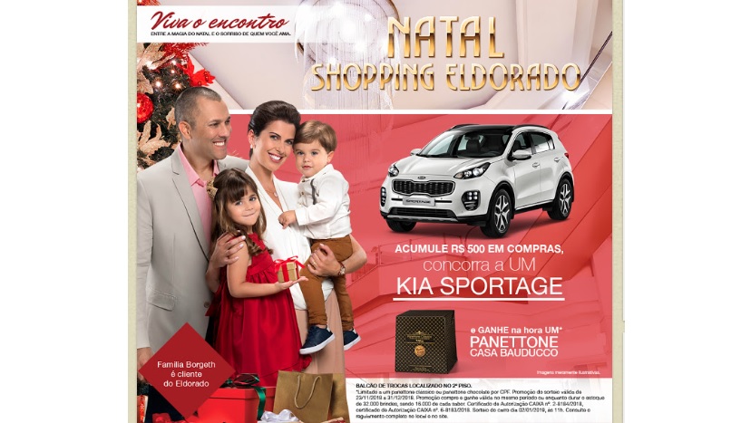 Eldorado presenteia cliente com um Kia Sportage neste Natal