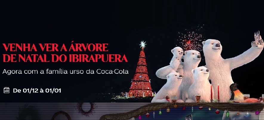 Coca-Cola FEMSA anuncia Caravana Iluminada e Árvore de Natal do Ibirapuera