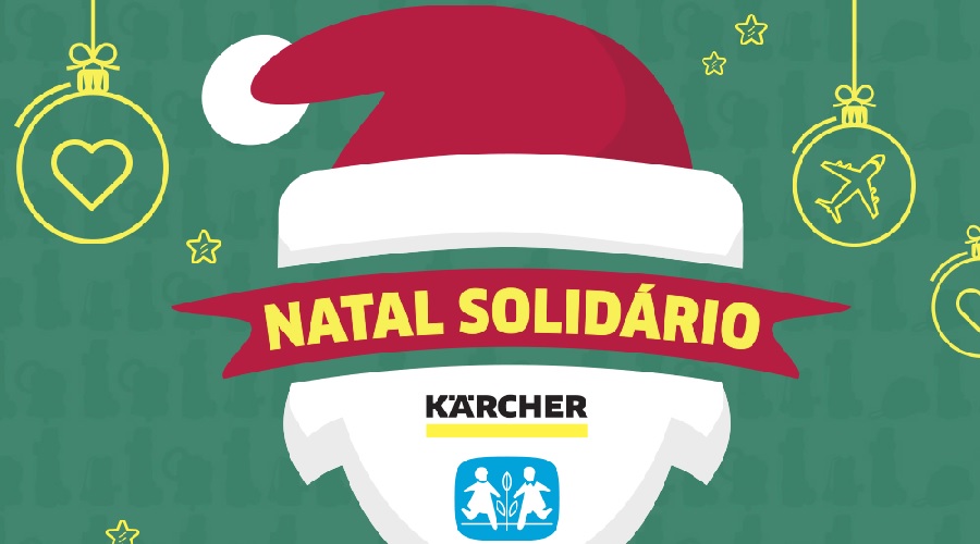 No clima do Natal, Kärcher lança campanha “Natal Solidári”