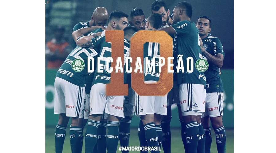 Peppery cria campanha em comemoração ao Decacampeonato do Palmeiras