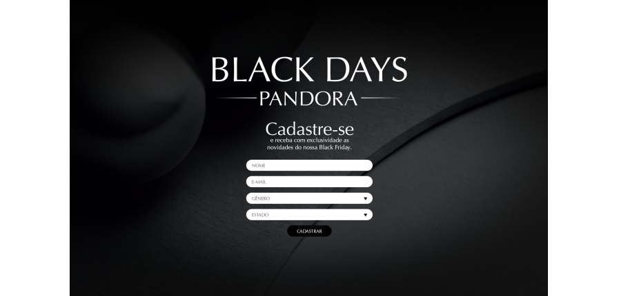 Pandora antecipa Black Friday em campanha digital desenvolvida pela Jüssi