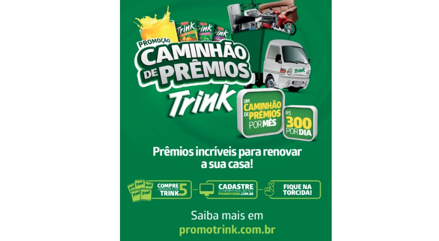 Parati lança campanha “Caminhão de Prêmios Trink”