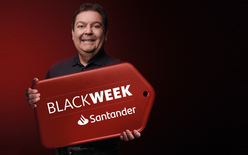 Black Week do Santander tem um garoto-propaganda: Fausto Silva
