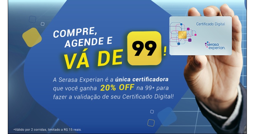 Serasa Experian lança promoção em parceria com o aplicativo 99