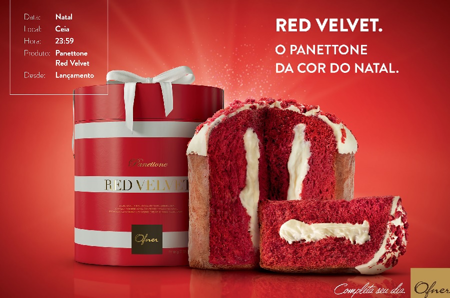 Mestiça lança campanha para o novo panettone Red Velvet da Ofner