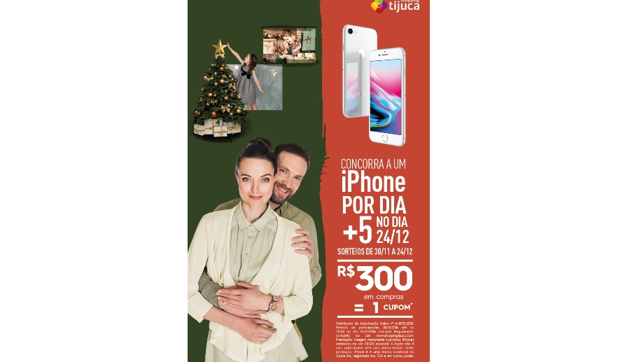 brMalls sorteia 572 Iphones em campanha de Natal