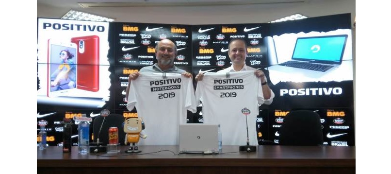 Corinthians e Positivo renovam patrocínio para temporada 2019