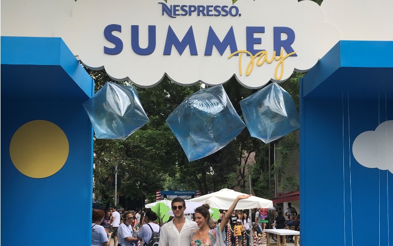 Nespresso agita o verão com evento na Oscar Freire